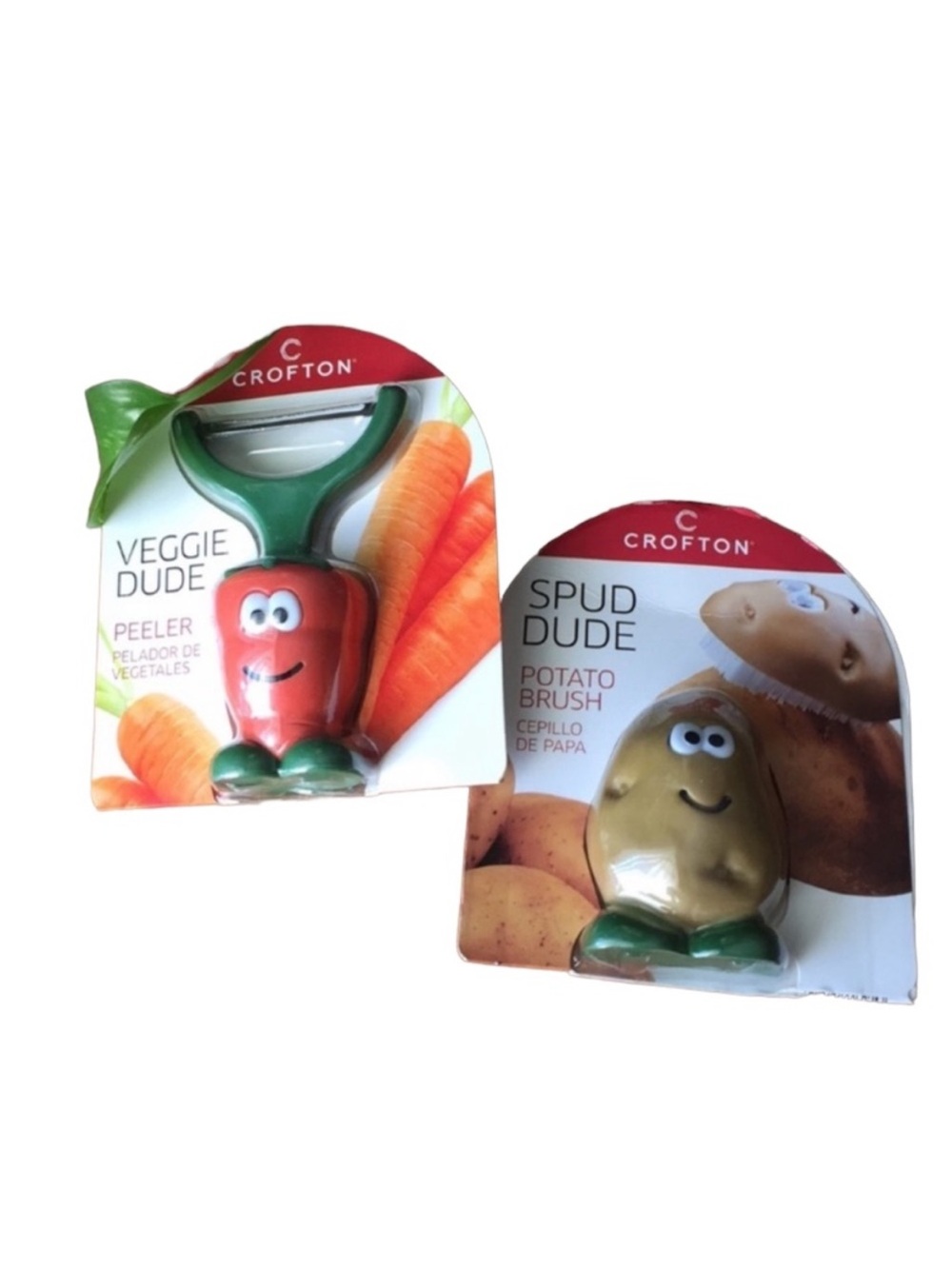Crofton Peeler & Veggie Brush Dudes